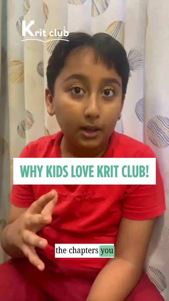 Krit Club student sharing how Science practice became fun and helped his exam